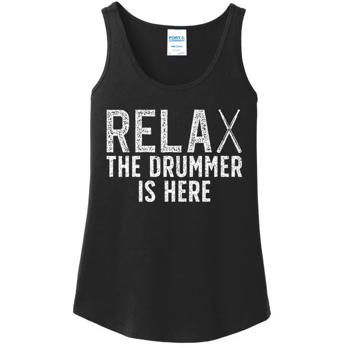 Drummer For Drum Player Music Lover Ladies Essential Tank