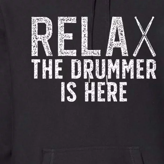 Drummer For Drum Player Music Lover Premium Hoodie