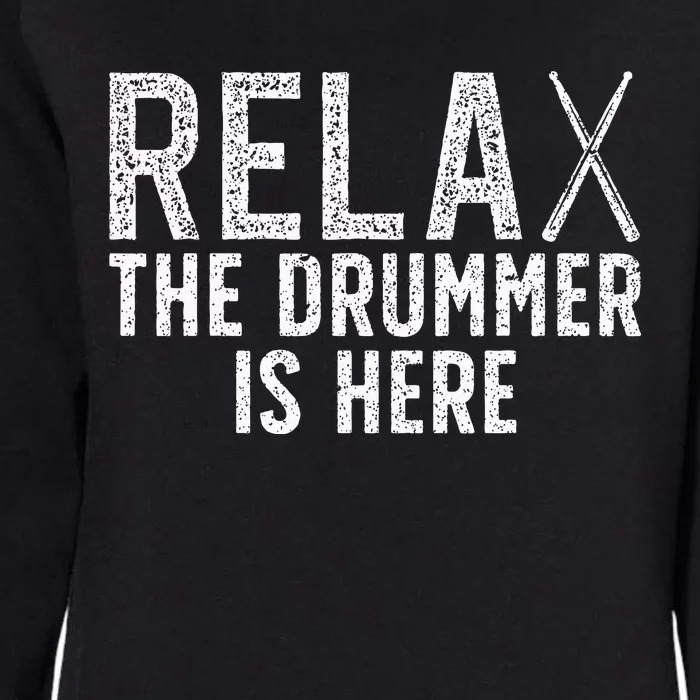 Drummer For Drum Player Music Lover Womens California Wash Sweatshirt