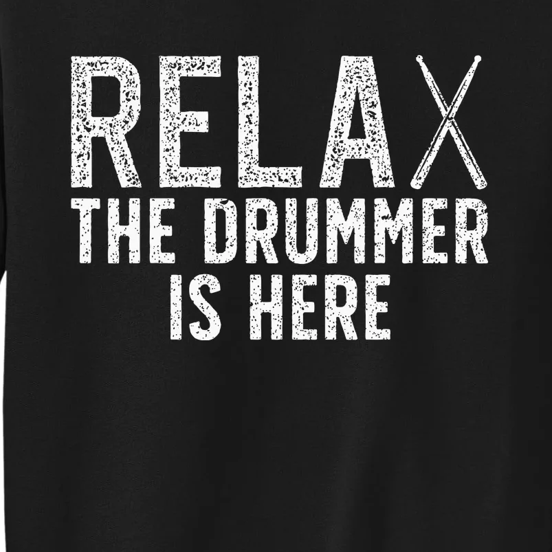 Drummer For Drum Player Music Lover Tall Sweatshirt