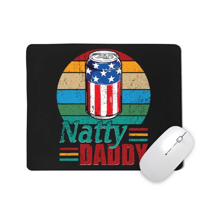 Daddy Funny Dad Bob Beer Drinker Fathers Day Mousepad