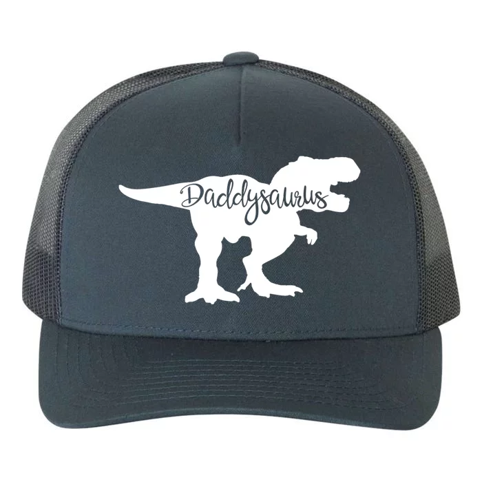 Daddysaurus Father Dad Dinosaur Meaningful Gift Yupoong Adult 5-Panel Trucker Hat