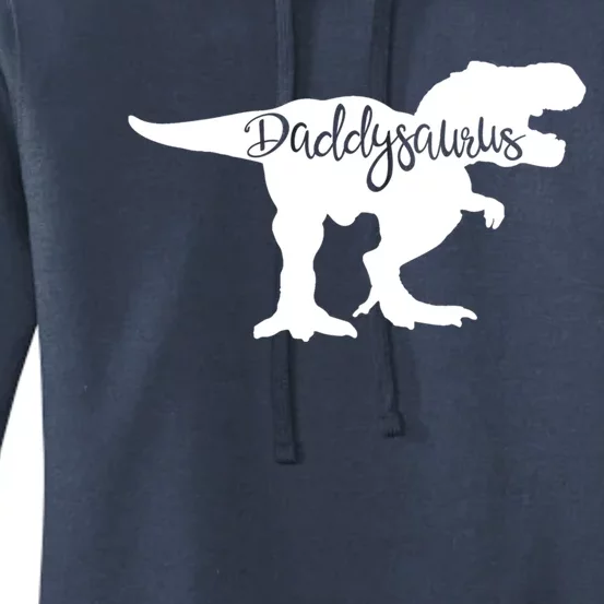 Daddysaurus Father Dad Dinosaur Meaningful Gift Women's Pullover Hoodie