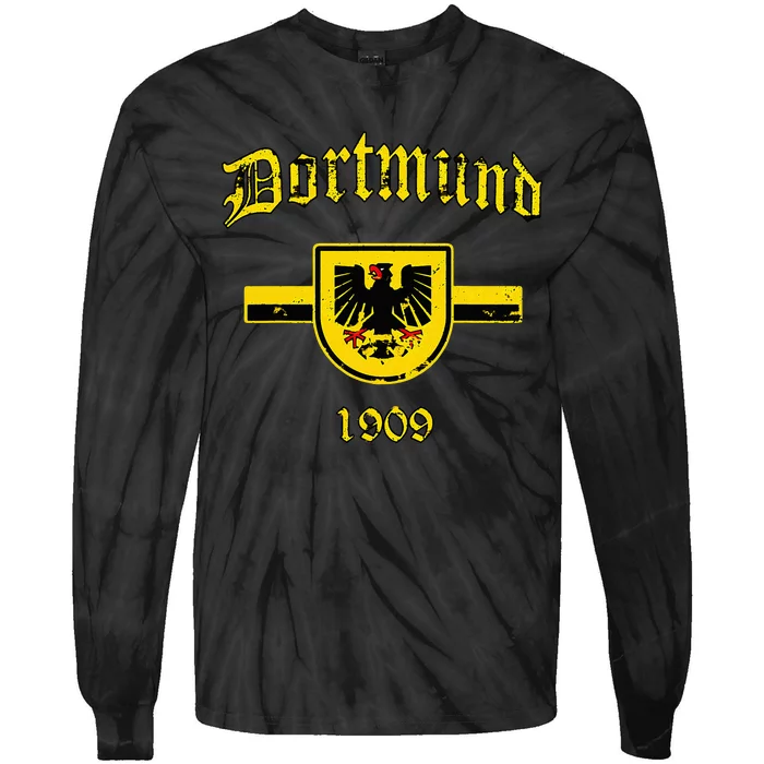 Dortmund Fan Design Ultra Gift 1909 Tie-Dye Long Sleeve Shirt