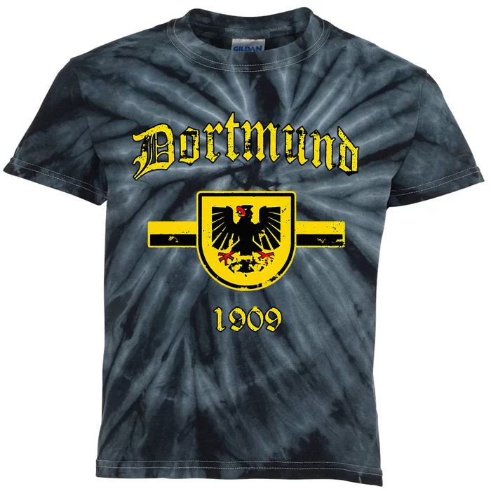 Dortmund Fan Design Ultra Gift 1909 Kids Tie-Dye T-Shirt