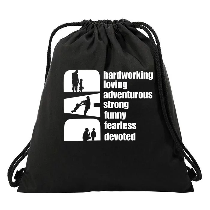 Dadattributes FILES Drawstring Bag