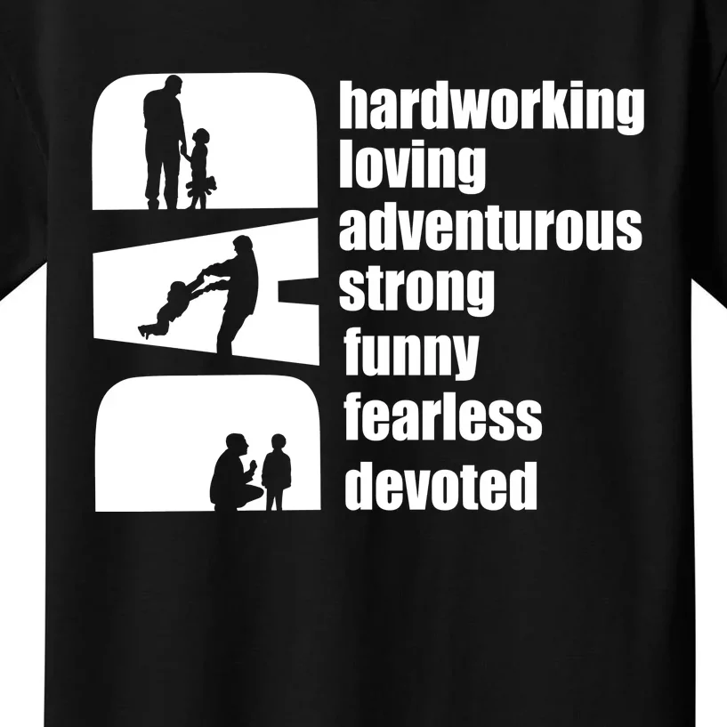 Dadattributes FILES Kids T-Shirt