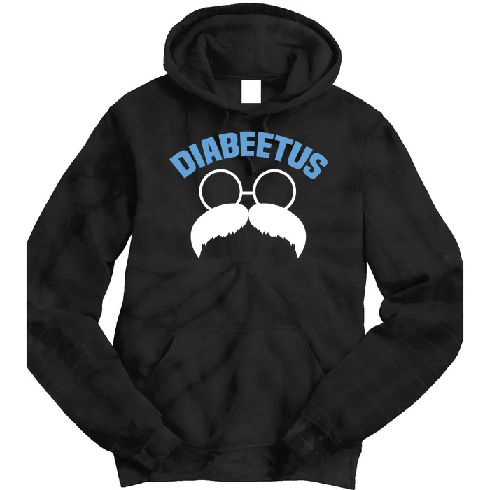 Diabeetus Funny Diabetes Awareness Diabetic Beard Tie Dye Hoodie