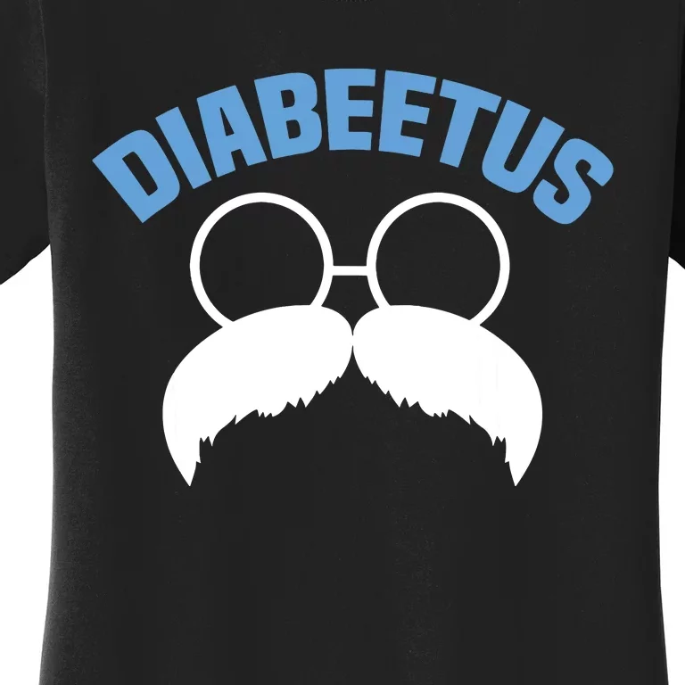 Diabeetus Funny Diabetes Awareness Diabetic Beard Women's T-Shirt