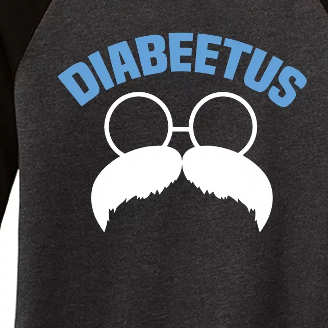 Diabeetus Funny Diabetes Awareness Diabetic Beard Women's Tri-Blend 3/4-Sleeve Raglan Shirt