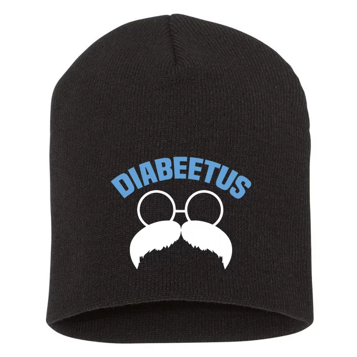 Diabeetus Funny Diabetes Awareness Diabetic Beard Short Acrylic Beanie