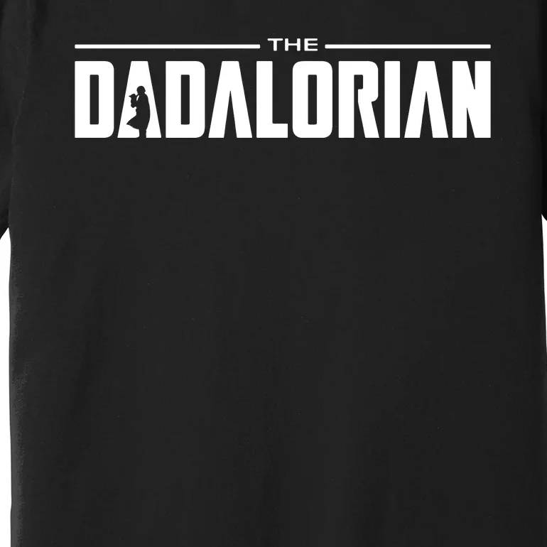 Dadalorian Fathers Day Dad Gift Idea Premium T-Shirt