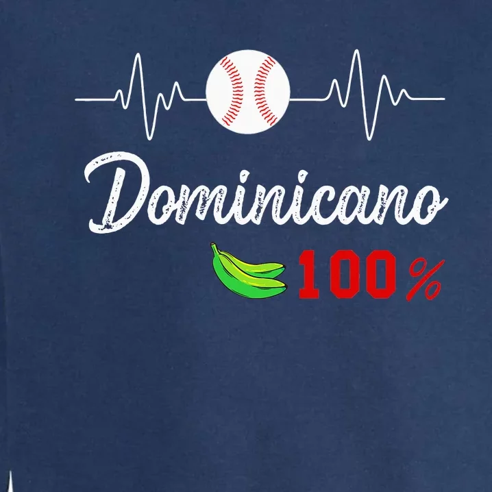 Dominican Flag Dominican Republic Baseball Garment-Dyed Sweatshirt