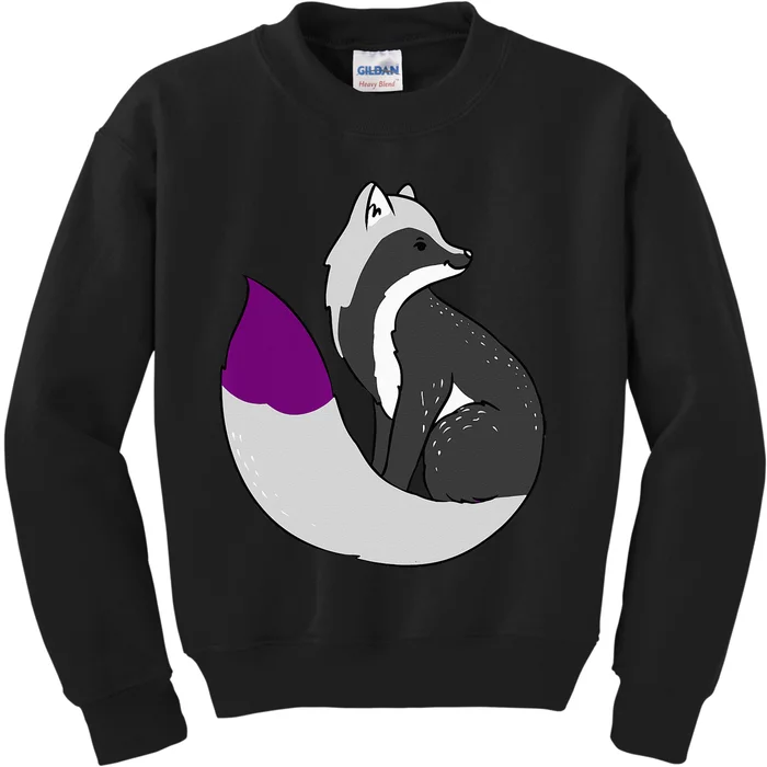 Demisexual Fox Demisexual Pride Kids Sweatshirt