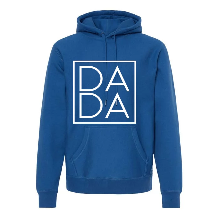 Dada FatherS Day New Father Daddy To Be Cool Dad Gift Premium Hoodie