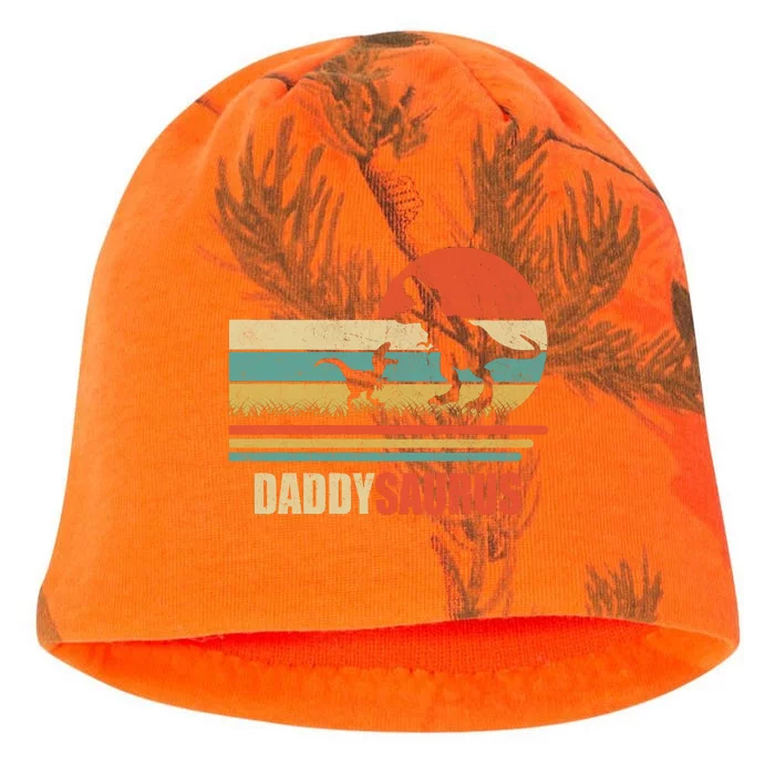 Daddysaurus Fathers Day Gifts T Rex Daddy Saurus Hoodie Kati - Camo Knit Beanie