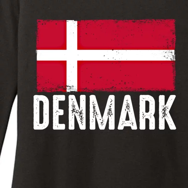 Denmark Flag Danish Soccer Team Football Soccer National Meaningful Gift Womens CVC Long Sleeve Shirt