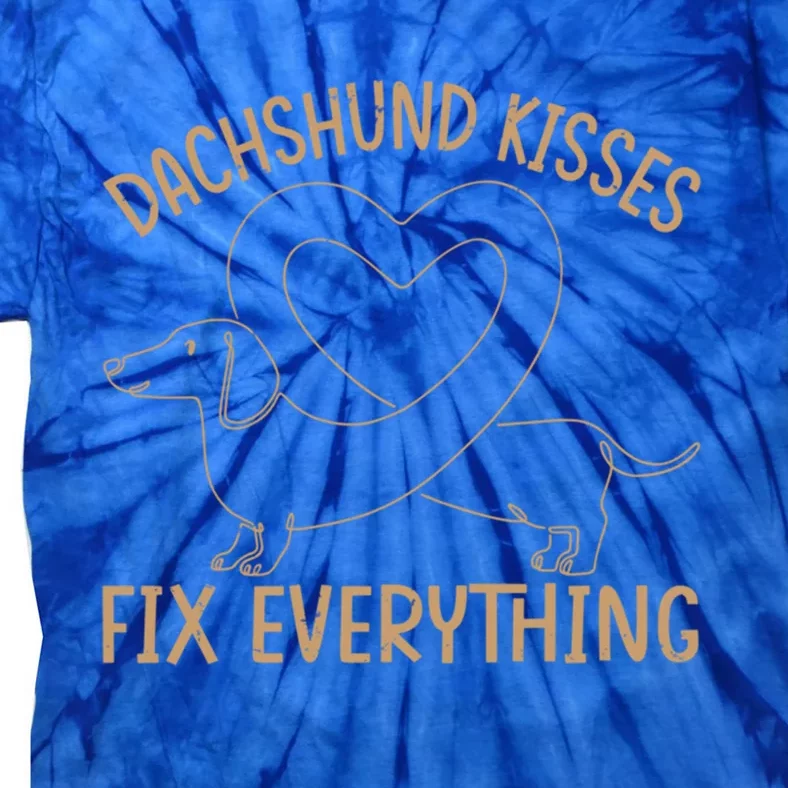 Dachshund Fix Everything Funny Cute Dog Owner Cute Gift Tie-Dye T-Shirt