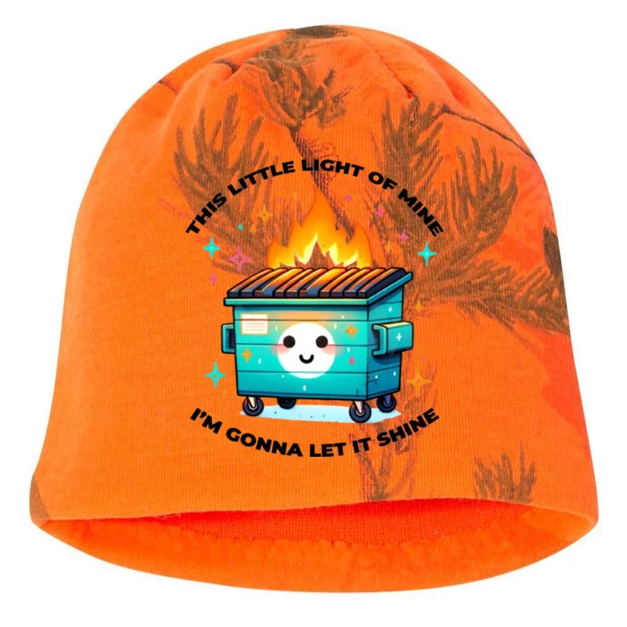 Dumpster Fire Emotional Dumpster Fire This Little Light Of Mine Kati - Camo Knit Beanie