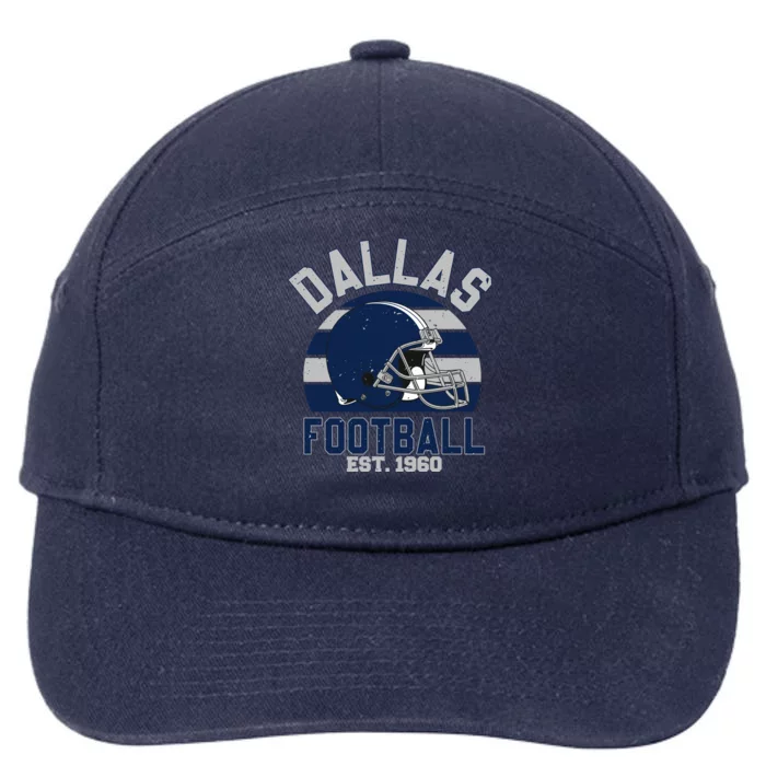 Dallas Football Est 1960 Team Supporter 7-Panel Snapback Hat