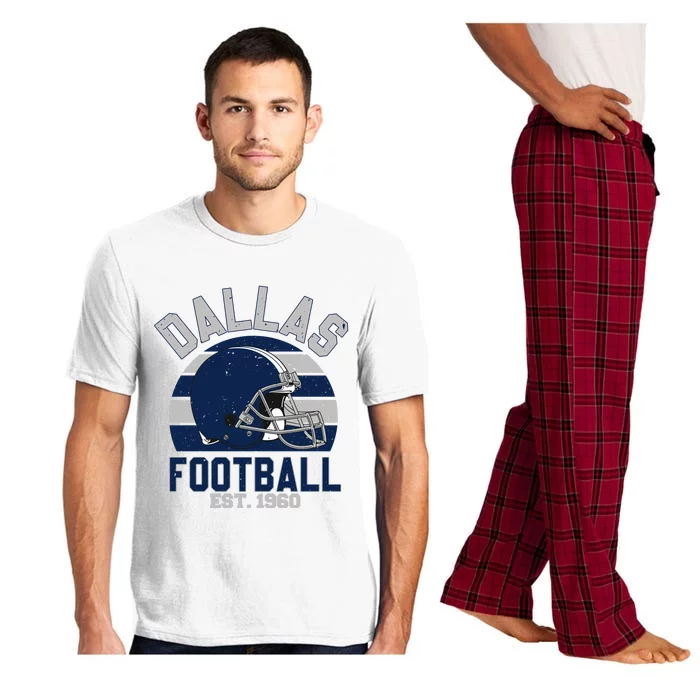 Dallas Football Est 1960 Team Supporter Pajama Set