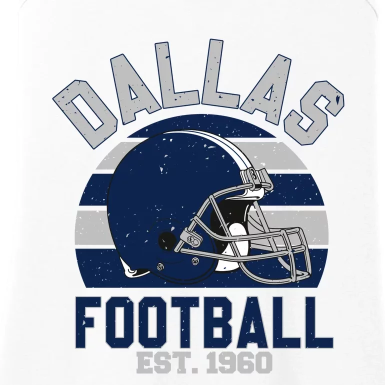 Dallas Football Est 1960 Team Supporter Ladies Essential Tank