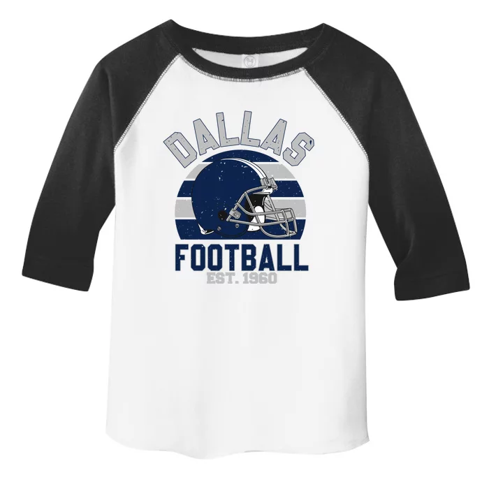 Dallas Football Est 1960 Team Supporter Toddler Fine Jersey T-Shirt