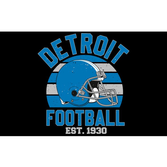 Detroit Football Est 1930 Team Supporter Bumper Sticker