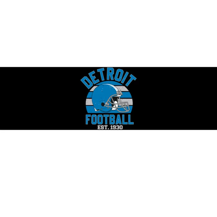 Detroit Football Est 1930 Team Supporter Bumper Sticker