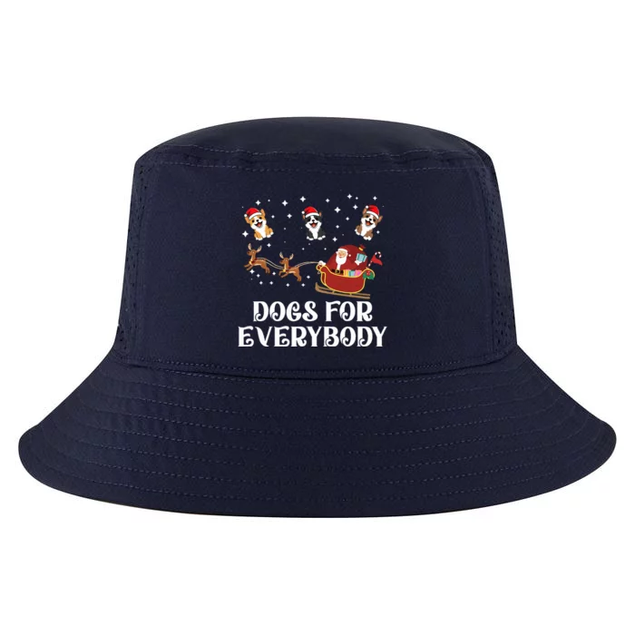 Dogs For Everybody Santa Funny Christmas Xmas Cool Comfort Performance Bucket Hat