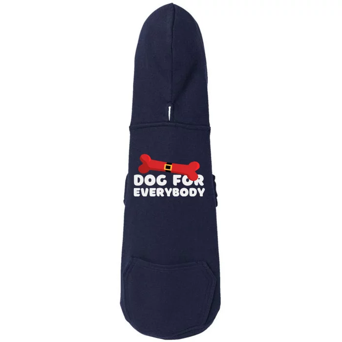 Dog For Everybody Santa Sled Funny Christmas Dogs Doggie 3-End Fleece Hoodie