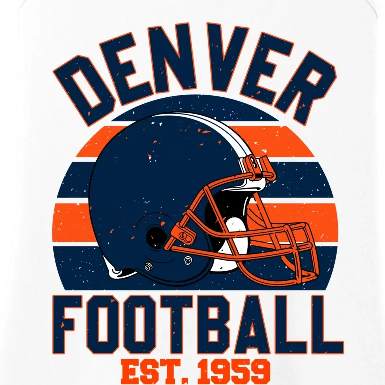 Denver Football Est 1959 Team Supporter Ladies Essential Tank