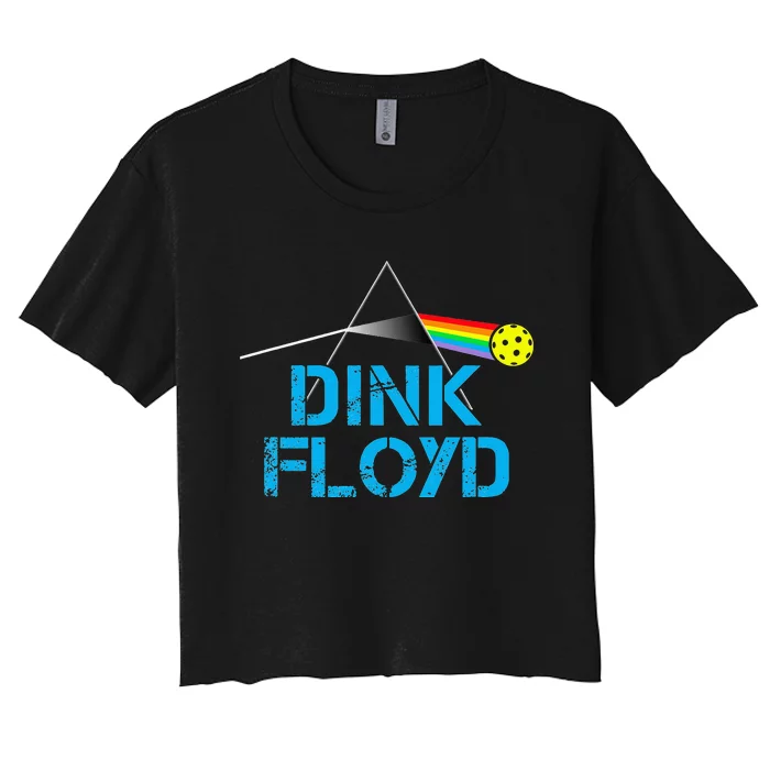 Dink Floyd Funny Pickleball Gift Women's Crop Top Tee