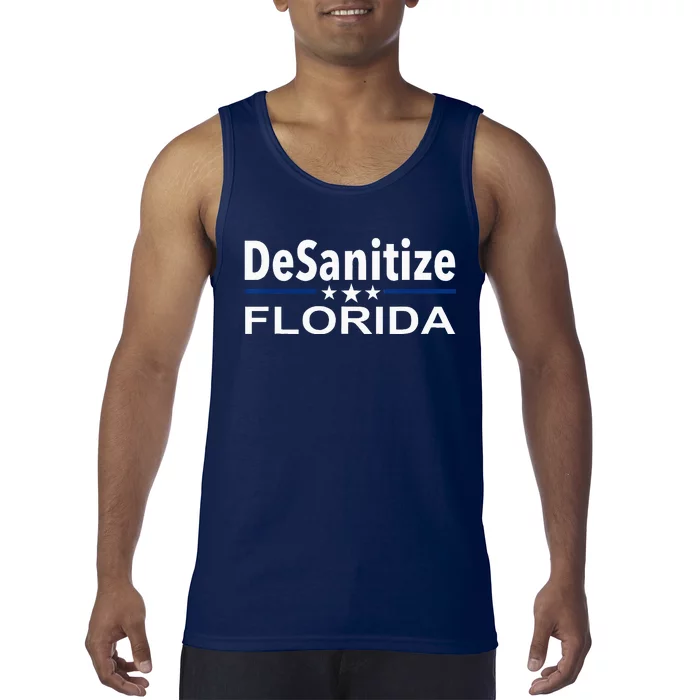 DeSanitize Florida Funny Anti Ron DeSantis Tank Top