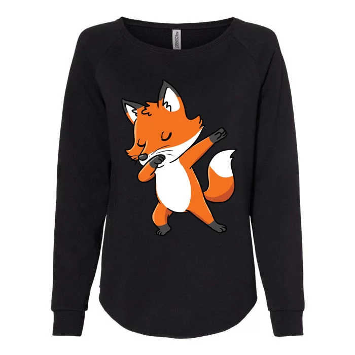 Dabbing Fox For Fox Lover Womens California Wash Sweatshirt