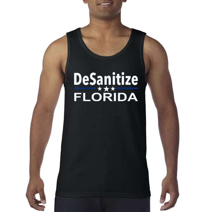 DeSanitize Florida Funny Anti Ron DeSantis Tank Top