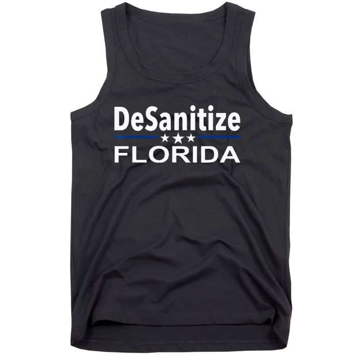 DeSanitize Florida Funny Anti Ron DeSantis Tank Top