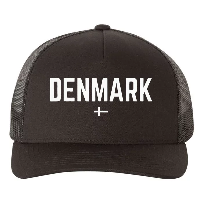 DENMARK Flag For Men Women Kids Red DENMARK Yupoong Adult 5-Panel Trucker Hat