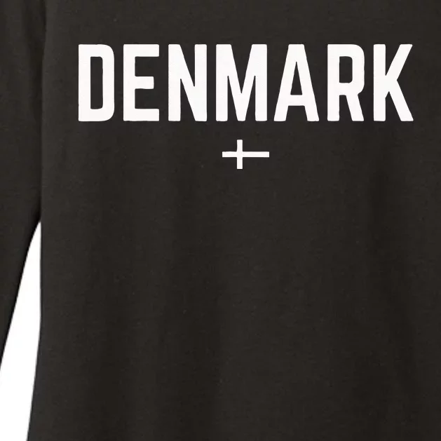 DENMARK Flag For Men Women Kids Red DENMARK Womens CVC Long Sleeve Shirt