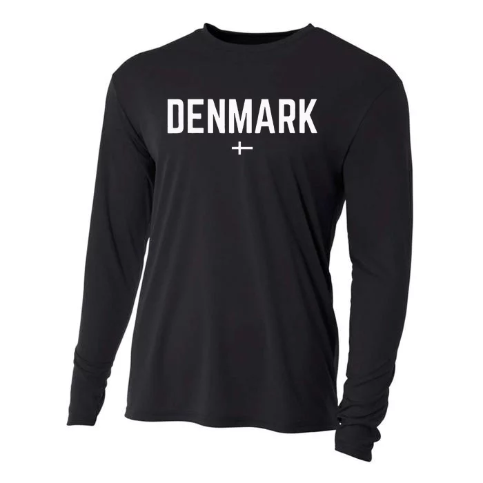 DENMARK Flag For Men Women Kids Red DENMARK Cooling Performance Long Sleeve Crew