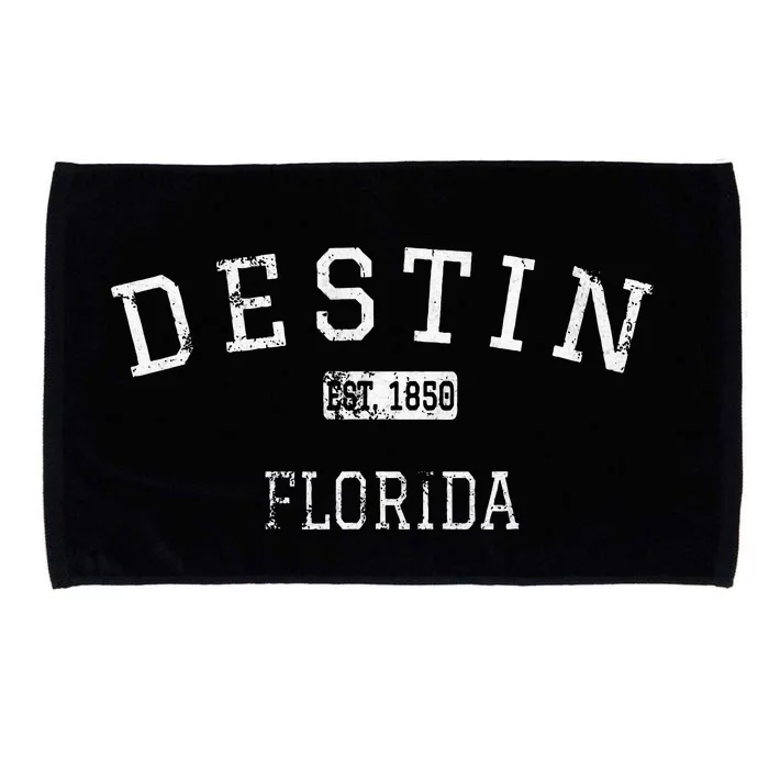 Destin Florida Fl Vintage Microfiber Hand Towel