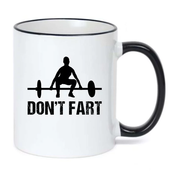 Don't Fart Funny Gym Quotes Workout Bodybuilding Gym Lovers Gift Black Color Changing Mug