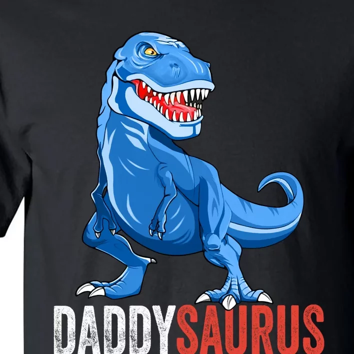 Daddysaurus Funny Fathers Day T Rex Daddy Saurus Sweat Tall T-Shirt