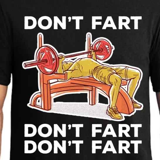 Don't Fart Funny Fitness Gym Workout Vinatge Gift Pajama Set