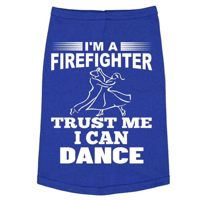 Dabbing Firefighters Firefighter Can Dance Gift Doggie Tank