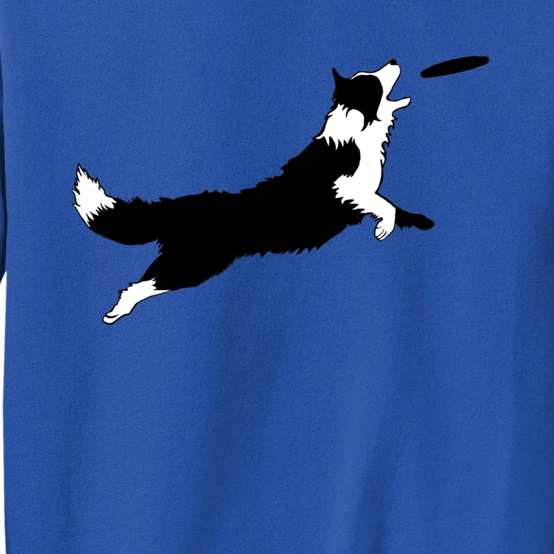 Dog Fetch Frisbee Border Collie Cool Gift Dog Lover Gift Meaningful Gift Tall Sweatshirt