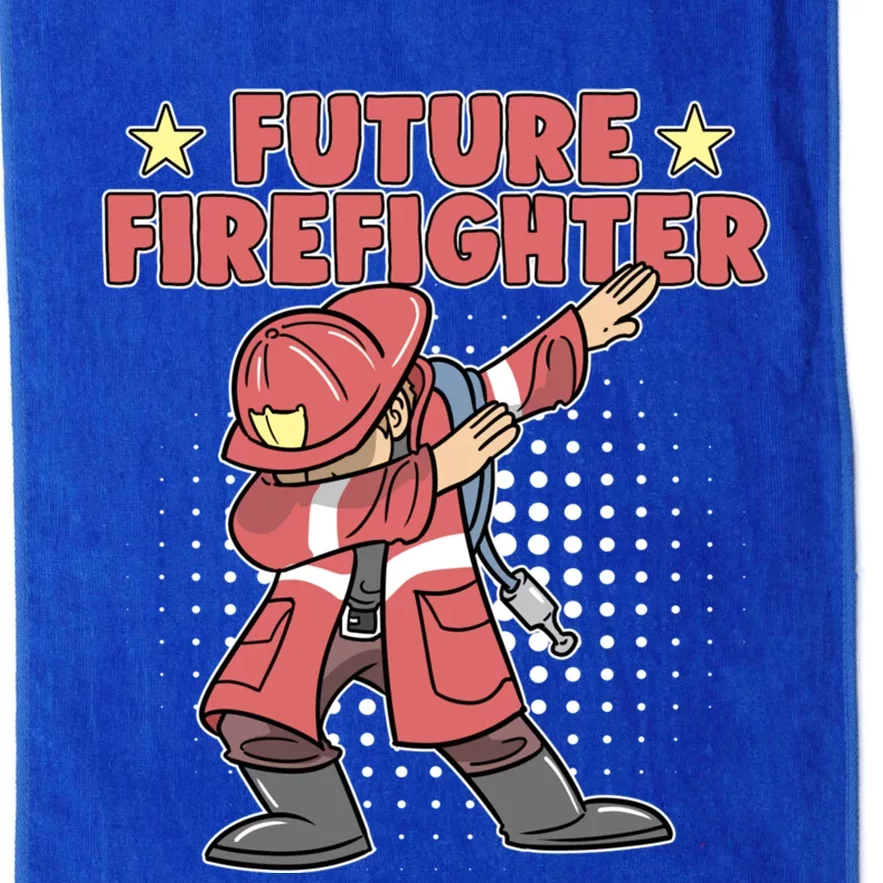 Dabbing Future Firefighter Fire Gift Platinum Collection Golf Towel