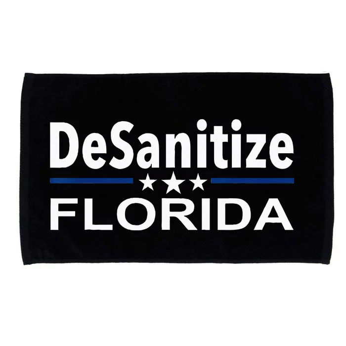 DeSanitize Florida Funny Anti Ron DeSantis Microfiber Hand Towel