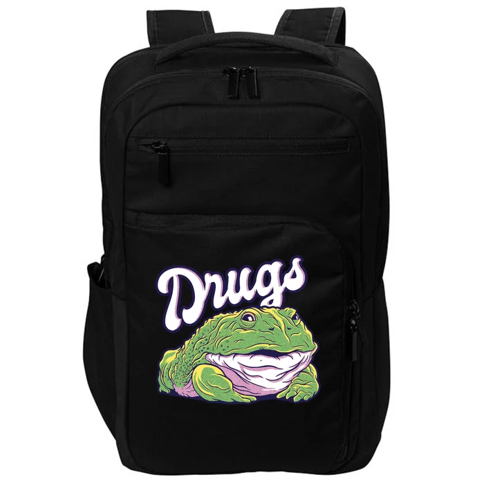 Drugs Frog Funny Impact Tech Backpack