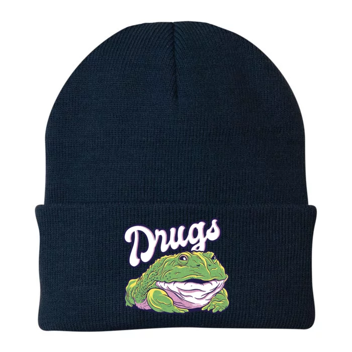 Drugs Frog Funny Knit Cap Winter Beanie